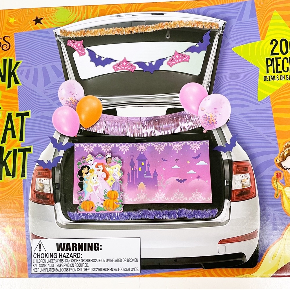 Disney Princess Halloween Trunk or Treat Car Decorating Kit | NEW - Picture 3 of 10